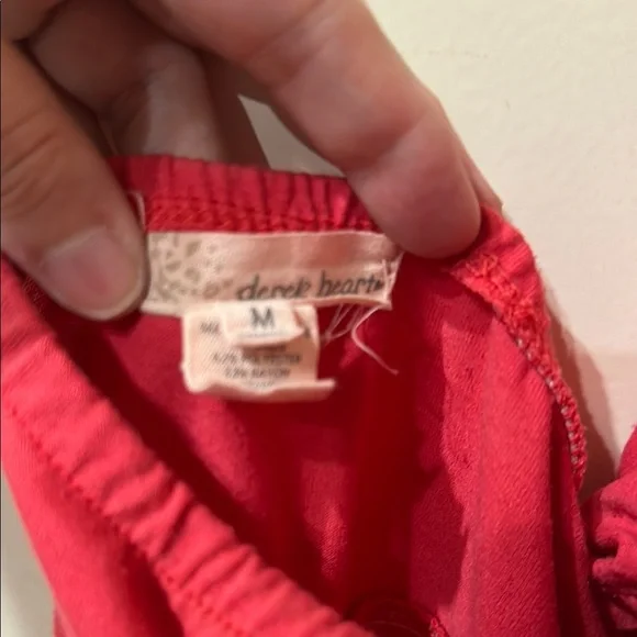 Derek Heart Red Pleated A-Line Maxi Dress with Jeweled Neckline - Picture 4 of 6